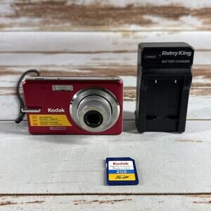 Kodak EasyShare M883 8MP Digital Camera Silver | Battery + SD Card